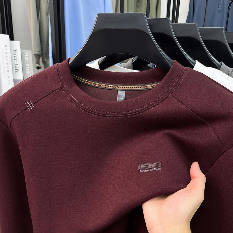 Spring Men's Printed Top Fashion Comfortable Casual Top Long Sleevet