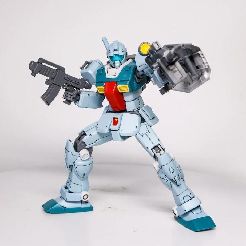 GK Cucuruz Doan's Island Gm Sleggar HG 1/144 Mecha Assembly Model Kit Action Figures Desktop Decoration Doll Boy Puzzle Toys