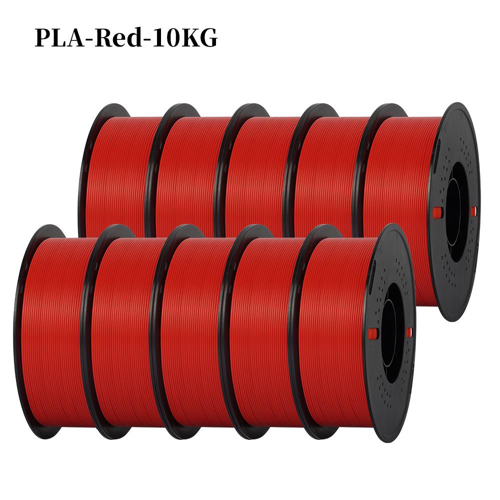KINGROON 22LBS PETG veya PLA filament 3D Yazıcı Filament 10 Rulo 1KG 1.75MM Çevre Dostu İyi Tokluk Karışık Renk Ücretsiz Kargo