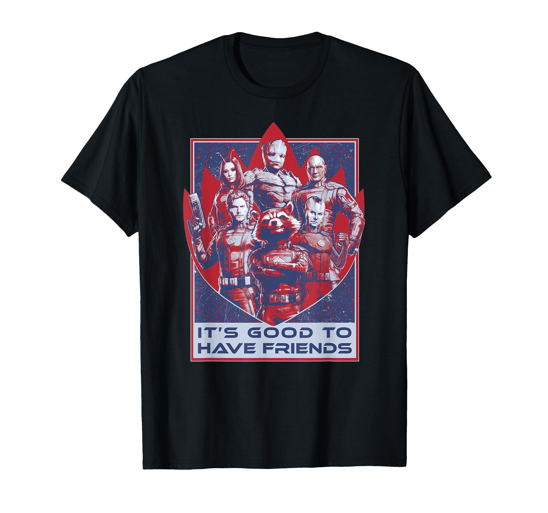 

Marvel Guardians of the Galaxy Vol. 3 I Have Friends T-Shirt
