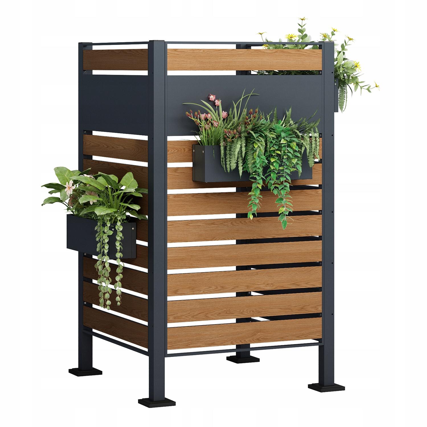 GARBAGE BIN COVER garbage bin cover storage compartment