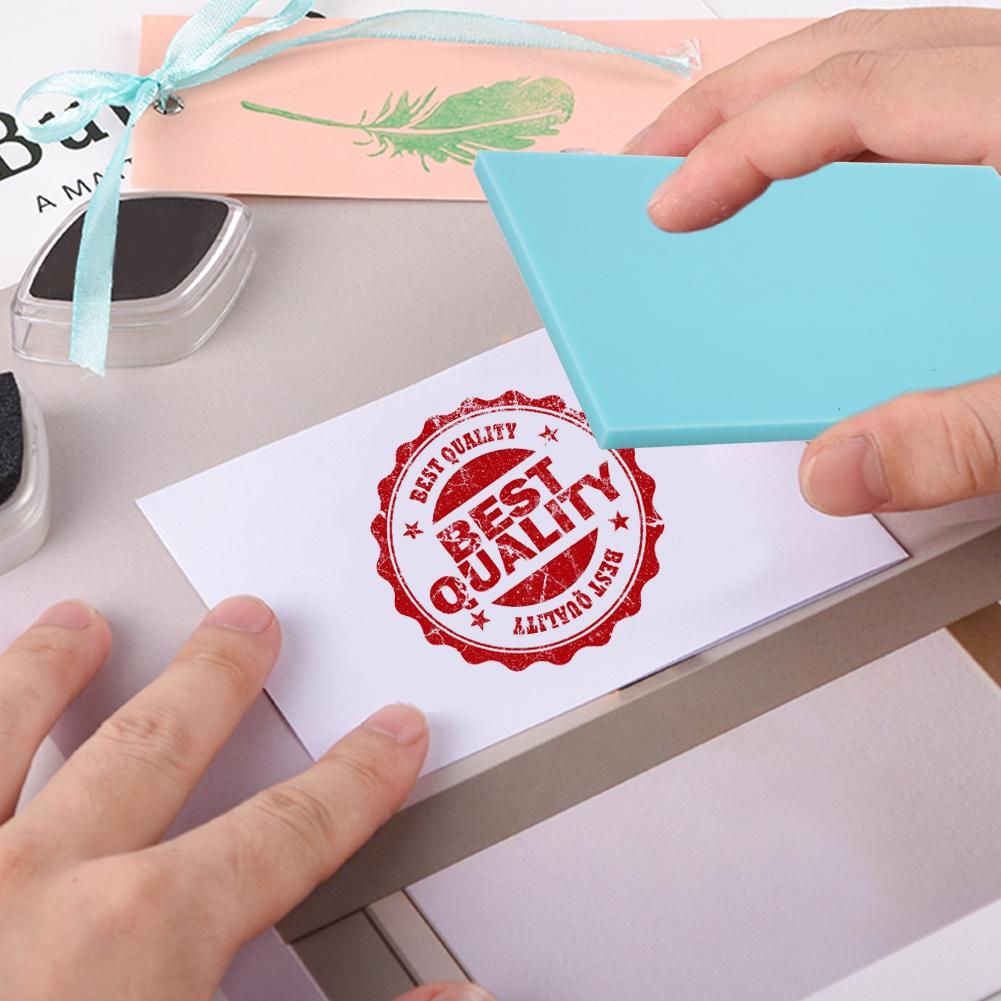 Jelly Rubber Stamp Thin Carving Blocks for Handcraft Stamps DIY Making