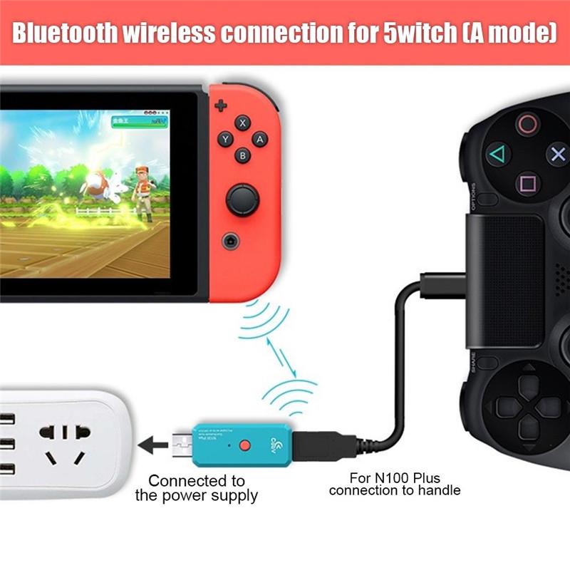 Wireless Bluetooth Game Controller Converter For Switch PS3 PS4 JoyCon