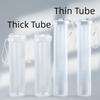 Adjustable Height Retractable Pencil Holder Transparent Dustproof Telescopic Pen Holder With Lid Clear Plastic