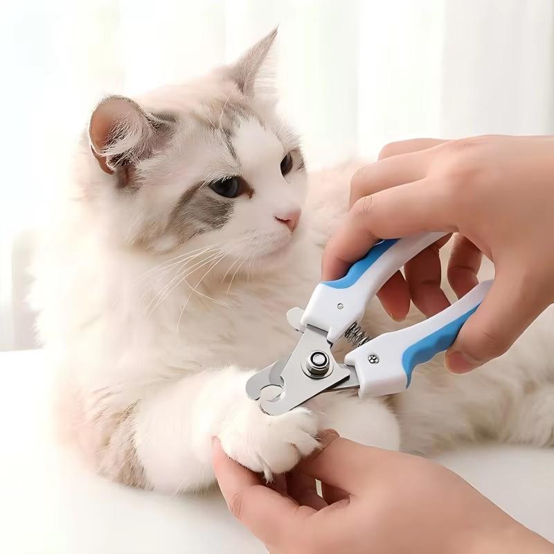 Pet Nail Clippers with Sickle Large Dog Nail Clippers Stainless Steel Grooming Scissors Nail Clippers Multifunctional Teddy Cat
