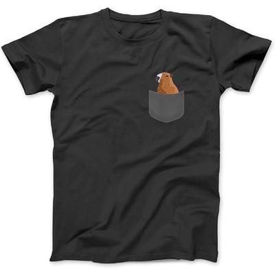 Capybara Shirt Funny Pocket Capybara T-Shirt EAT Mens Womens Sweatshirt Tank Top Hoodie Black