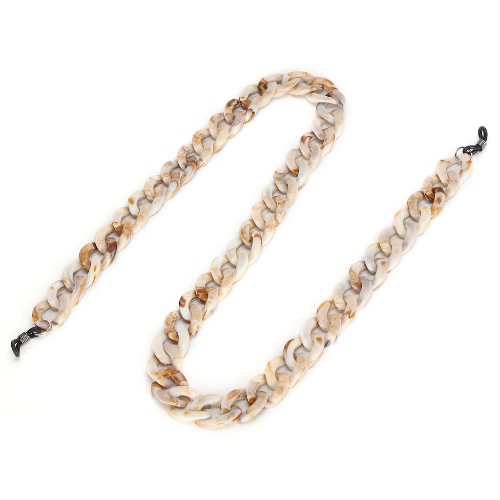 Acrylic Eyeglasses Chain Simple Stylish Sunglasses Lanyard Strap Jewelry AccessoryBrown