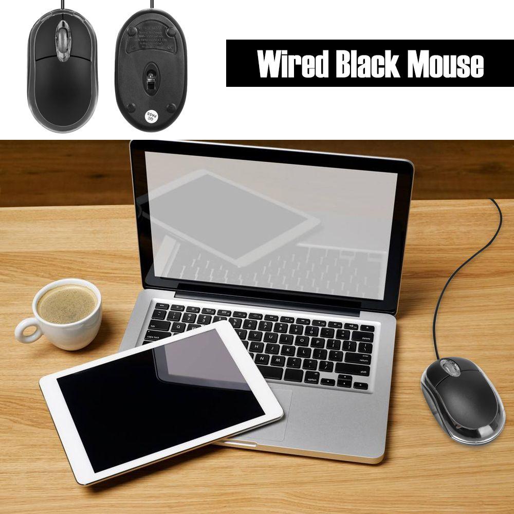 Home Office Laptop Ergonomic Gaming Mice USB Wired Mouse Game Backlight