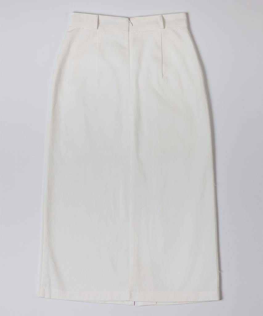 G And Gb Cotton Low Skirt_White