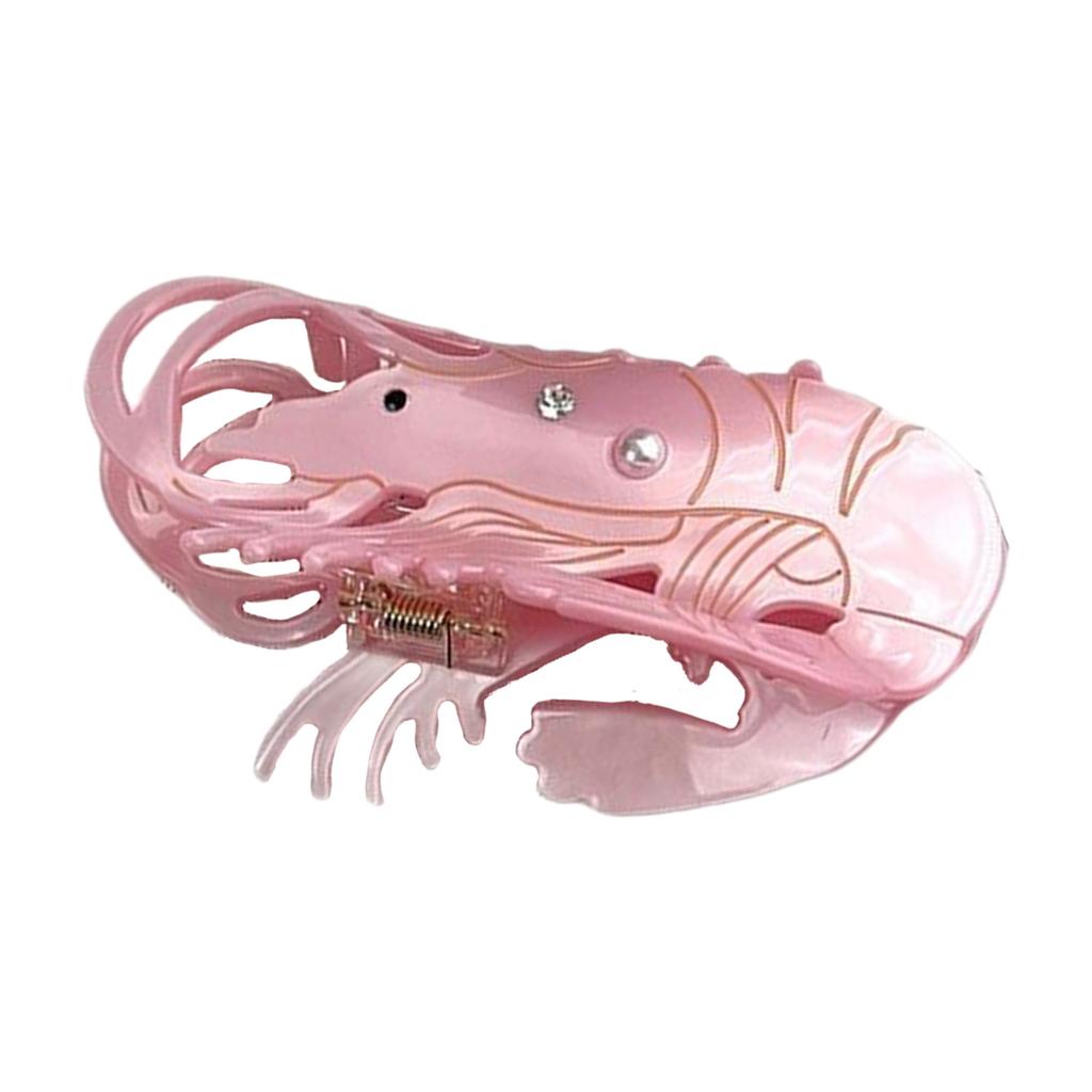 Lightweight Acetate Hair Claw Clip Women Girls Hair Accessories Animal Lobster Design Delicate Hair Grip