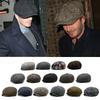Wool Blend Octagon Hat For Men Women With Adjustable Fit For Winter Outdoor Casual Wear
