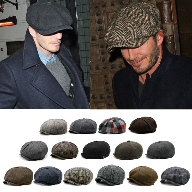 Wool Blend Octagon Hat For Men Women With Adjustable Fit For Winter Outdoor Casual Wear