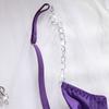 Chains Bra Briefs Set Hollow Open Crotch Thong T-back Lingerie Suit  Ladies Girls