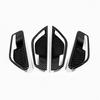 Carbon Fiber 4X Inner Door Handle Bowl Cover Trim For Hyundai Elantra 2021 2022