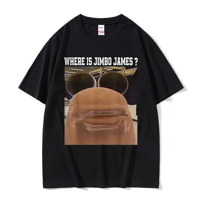 Where Is The Worm Marcus Jimbo James Funny Meme Tshirt Unisex Women Casual Vintage Cotton T Shirts Unisexs Oversized Short Sleeve
