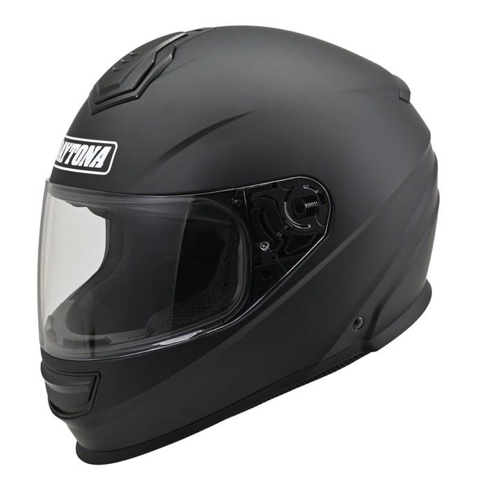 Daytona Motorcycle Helmet Full Face SG Standard ABS+PC Pinlock Sheet Included Speaker Hole Equipped DN-003NM Matte Black L (59-60cm)