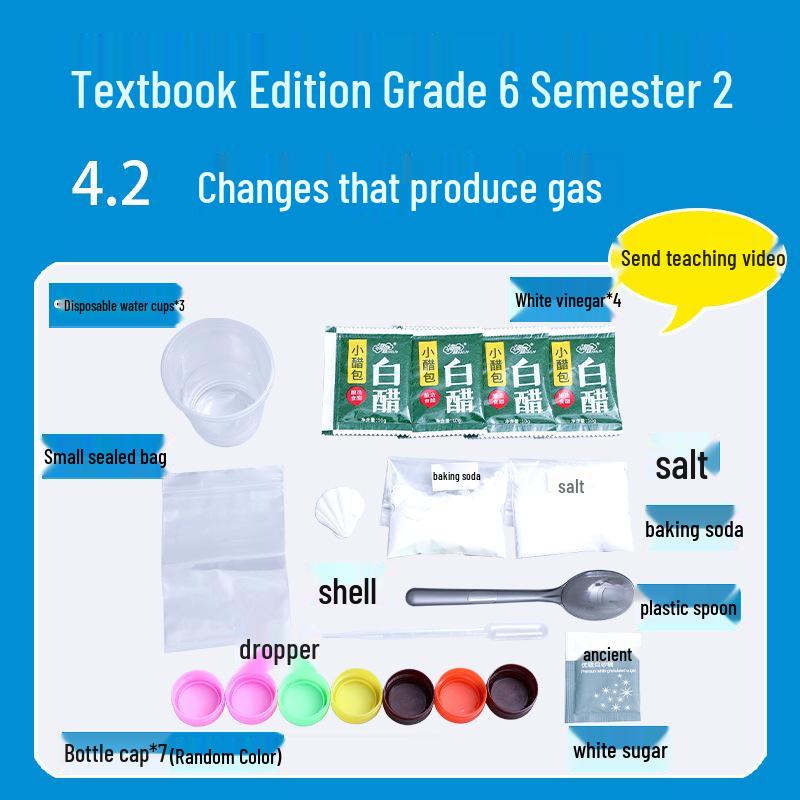 

Grade 6 Science Experiment Kit: Gas Production Edition