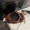 Tote Bag Large Capacity Suede Pillow Bag Women's Shoulder Crossbody Bag