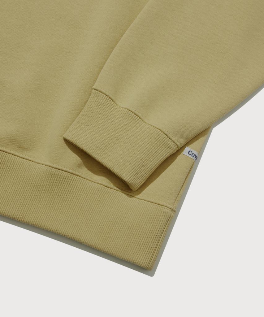 COVERNAT C Logo Sweatshirt Dusty Yellow