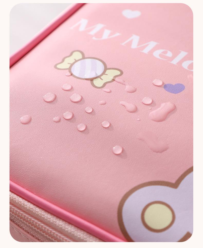 Sanrio Waterproof Cosmetic Bag - Large Capacity, Portable Travel Wash Bag