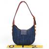 Auth CHRISTIAN LOUBOUTIN CARASKY Denim Shoulder Bag 1225265 cl9962xx