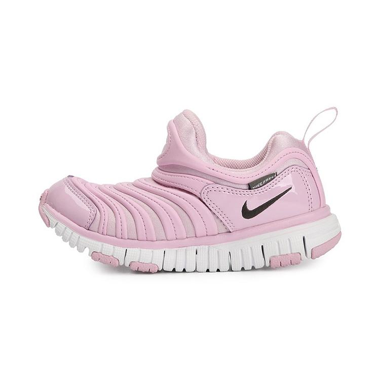 New Nike Dynamo Free Anti-Slip And Wear-Resistant Lightweight Kids Lifestyle Shoes Pink Children Aged 3-7 Years Old 343738-628