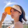 New Sunscreen Cap Summer Large Brim Foldable Hat Children UV Protection Sun Hat Cold Silk Cool Empty Top Hat