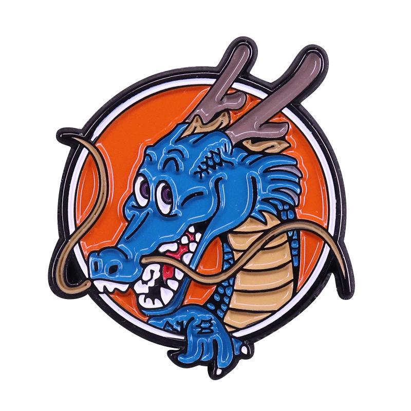 Anime Dragon Ball Enamel Pins Cute Goku Vegeta IV Piccolo Brooch Backpack Clothing Jewelry Metal Badge Accessories Gifts