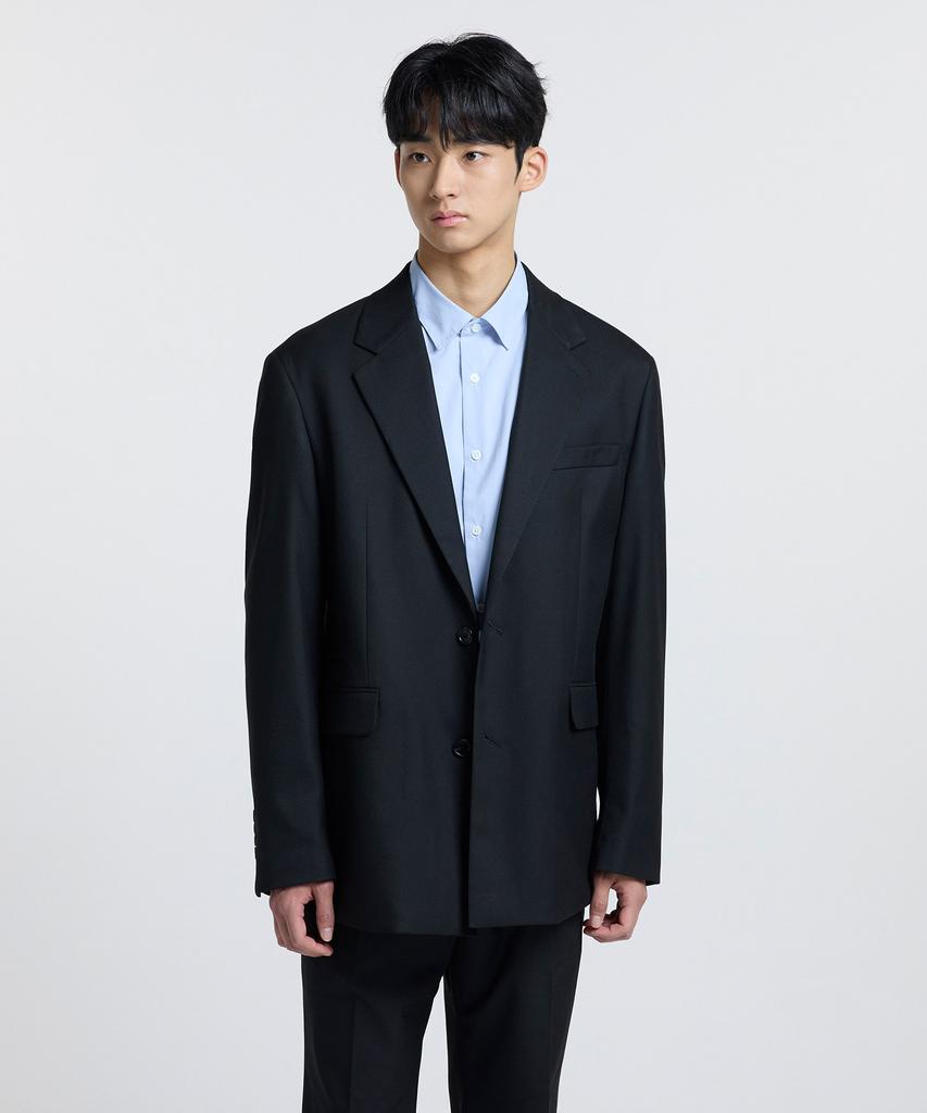 STCO Haus Unstructured Suit Set Black (Semi-Overfit)_Csjuc05Set