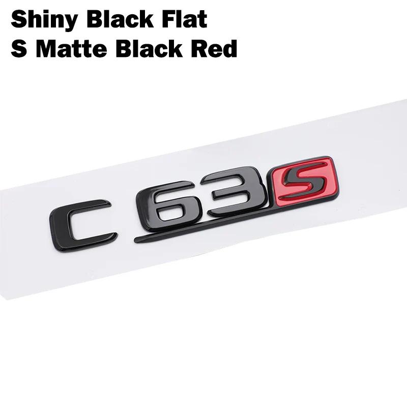 Auto-Tuning Für Mercedes Benz AMG C-Klasse W204 W205 C63 C63S Buchstabenlogo 3D ABS Aufkleber Auto Heckklappe Emblem Namensschild Aufkleber