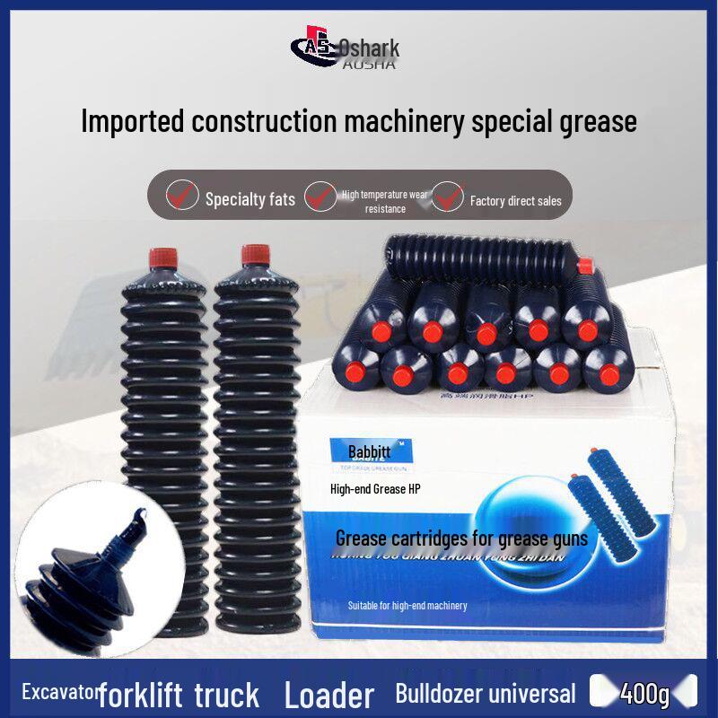 Transparent Manual Grease Gun with Zipper Design for Cartridge and Chain Lubrication
