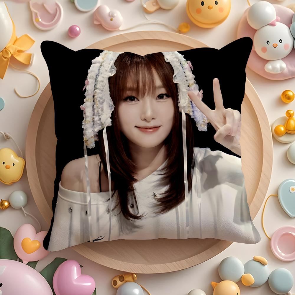 

C-Choi Korean singer Ye-na Cushion Cover Home & Car Multi-Scene Pillow Cover - Reversible, Soft & Durable for Daily Use 30cmx30cm