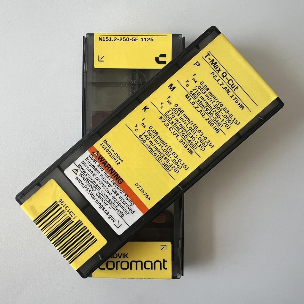 SANDVIK / N151.2-250-5E 1125 / Original Swedish hard alloy blade 10 Pcs