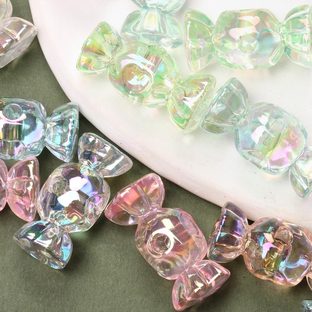 Acryl 12,5*29,1mm Lose Perlen candy Gelee Farbe DIY Schmuck Zubehör 10 stücke Für Armband Ohrring Herstellung