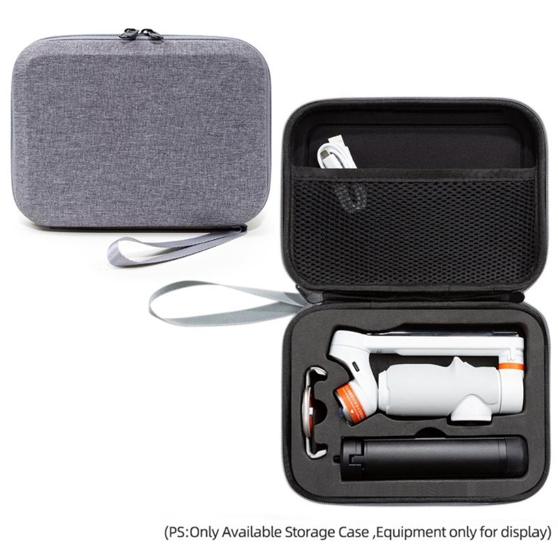 Travel Hard Shells with Strap for Insta360 Flow Gimbal Holder Inner Pocket Case with Zipper Easy Open Close Pouch