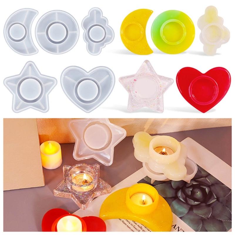 Silicone Resin Molds for Candle Holder Wall Decoration Mould DIY Crafts Unique Epoxy Resin Art Decoration Crafts Mould