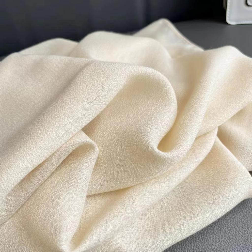 Women S Solid Color Large Square Scarf 90x90cm Casual Headscarf