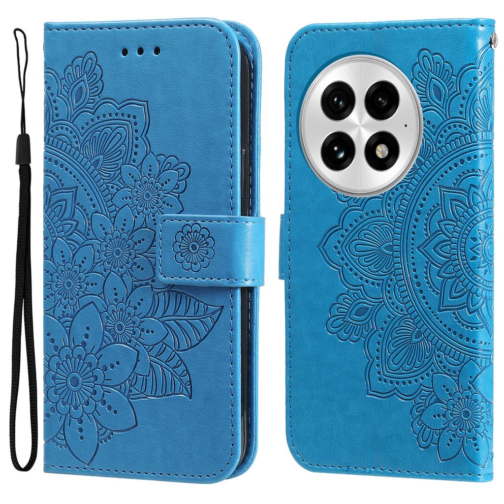 For OnePlus 13 Case Floral Pattern PU Leather Wallet Stand Phone Cover