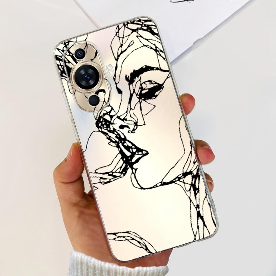 For Huawei Nova 11 Case 2023 Fashion Transparent Silicone Soft Phone Back Cover For Huawei Nova11 Ultra GOA-AL80 Nova 11Pro Capa
