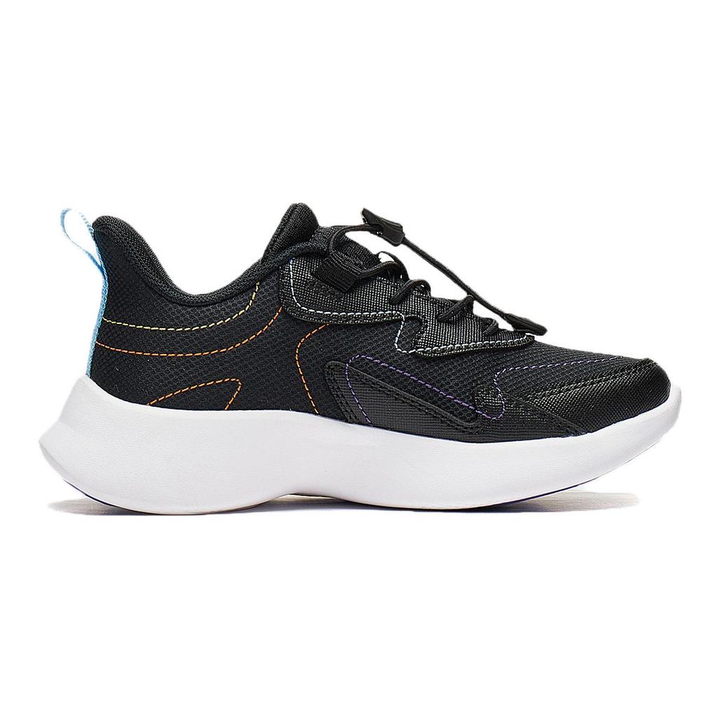 Li Ning Kids Ling Yue 3.0 V3 Comfortable Versatile Non-Slip Wear-Resistant Casual Shoes Kids Casual Shoes Black YKNT128-1