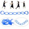 7 Ring Physical Stretch Resistance Band Portable Size Silicone Elastic Stretcher  Gym Exercise