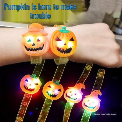 Bracelet Lumineux d'Halloween & Ensemble Cadeau Lumière Crâne pour Enfants et Adultes