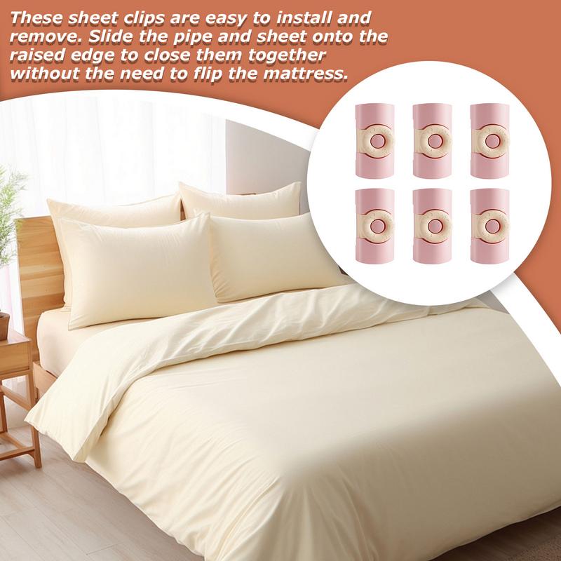 6Pcs Bed Sheet holder ABS Non-slip Clamp Quilt Bed Cover Holder Curtain Blanket Buckles Clothes Pegs Fasteners Fixer Device