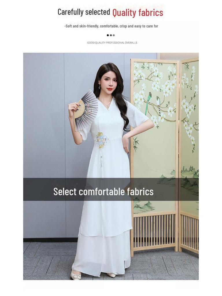 Women's Short-Sleeved Front Desk, Spa, and Reception Uniform