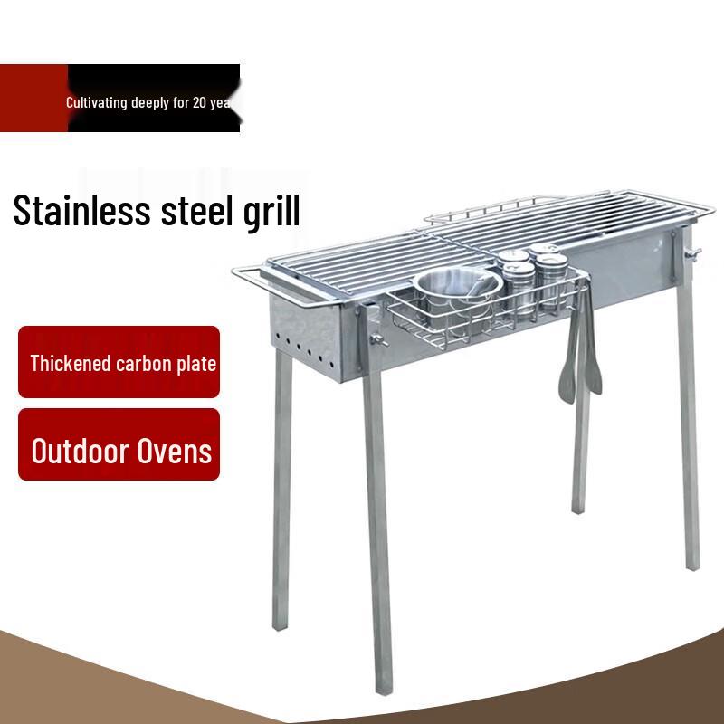 

Stainless Steel Camping BBQ Grill