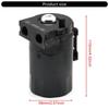 Oil Separator Reservoir Tanks Oil Catch Aluminum Can Kit Baffled with Air Filter Universally for Most Car