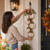 Hängende Kürbisförmige Wanddekoration für die saisonale Herbstdekoration zu Hause