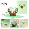 Hummingbird Birthday Card Handmade Pop-Up Bird Flower Card 3D Mother's Day Anniversary Valentine's Day Greeting Card for Women