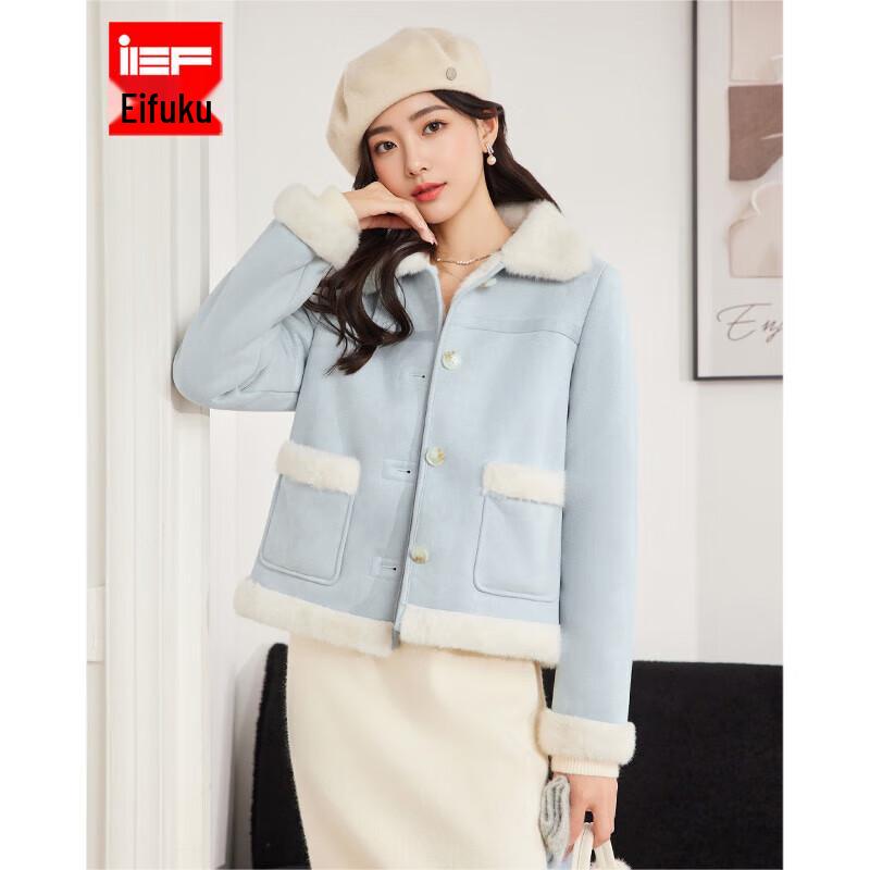 

Женская зимняя теплая куртка из искусственной кожи IEF M