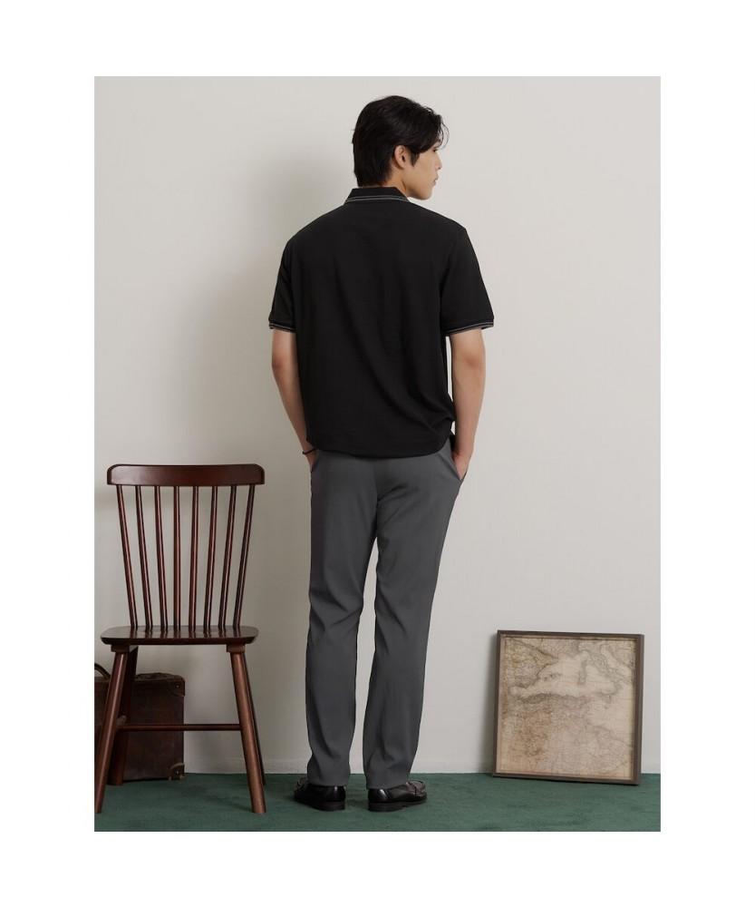 Binpolmen Triacetate Slim Pants Ash